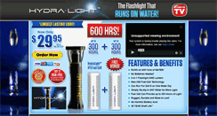 Desktop Screenshot of hydralight.com