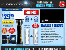 Tablet Screenshot of hydralight.com